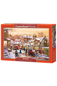 Puzzle 1000 el. Vintage Winterland Castorland