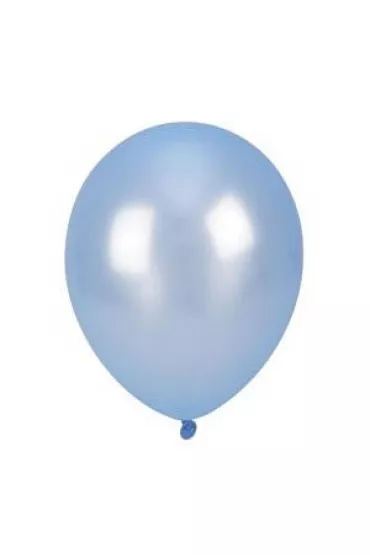 Balony metalizowane niebieskie 25cm