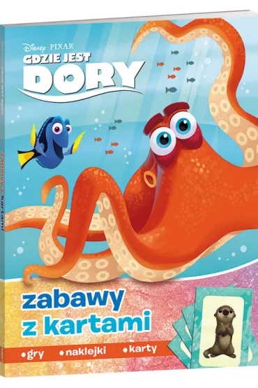 Zabawa z kartami. Gdzie jest Dory?