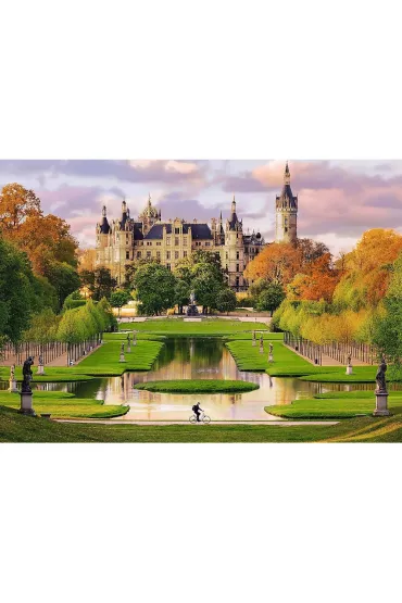 Puzzle 1000 el. Zamek w Schwerinie, Niemcy Trefl