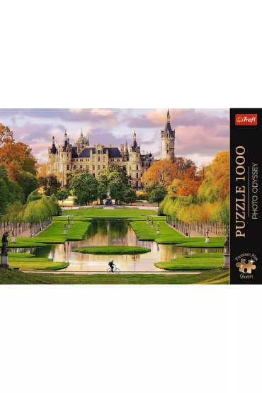 Puzzle 1000 el. Zamek w Schwerinie, Niemcy Trefl