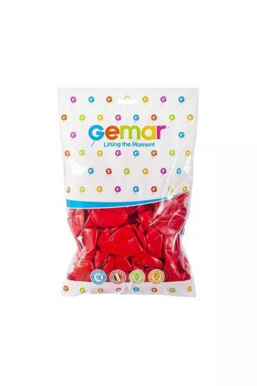 Godan Balony pastelowe czerwone 21cm