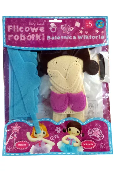 Lalka baletnica Wiktoria Niebieska sukienka Stnux