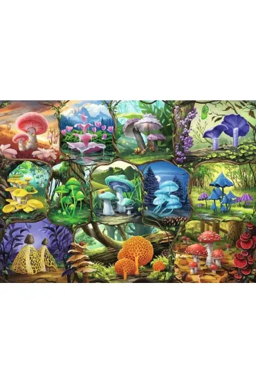 Puzzle 1000 el. Piekne grzyby Ravensburger