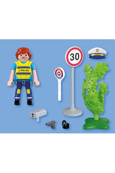 Playmobil Special Plus Policjant z radarem do pomiaru pr�dko�ci 72029