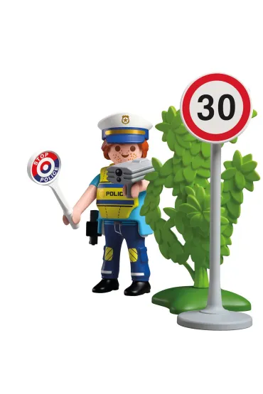 Playmobil Special Plus Policjant z radarem do pomiaru pr�dko�ci 72029