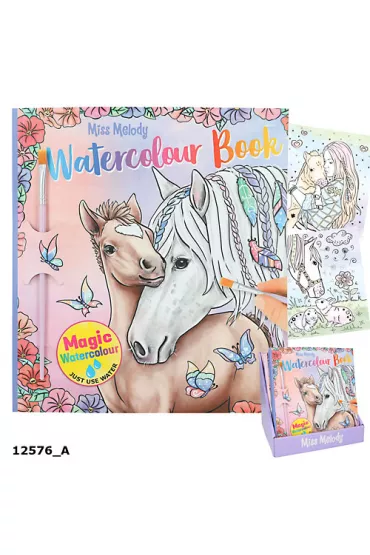 Kolorowanka Miss Melody Watercolour 12576A