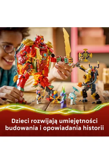 LEGO NINJAGO Transformuj�cy smoczy mech Wyldfyre 71868