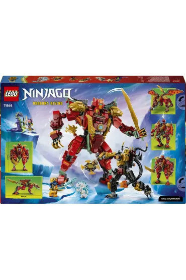 LEGO NINJAGO Transformuj�cy smoczy mech Wyldfyre 71868