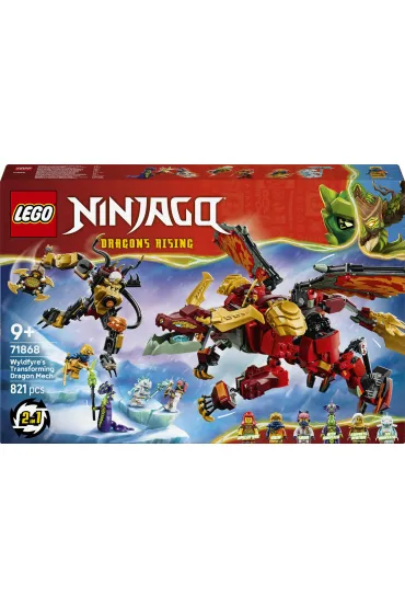 LEGO NINJAGO Transformuj�cy smoczy mech Wyldfyre 71868