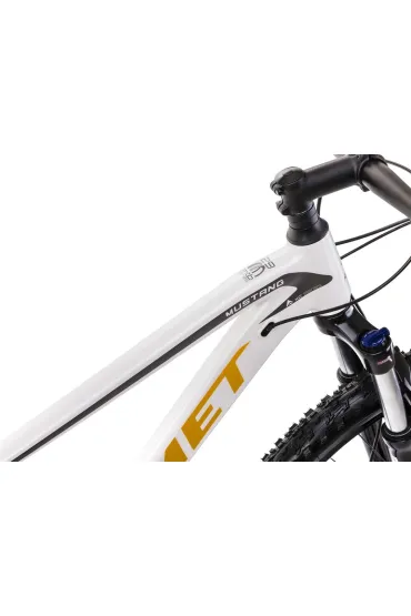Romet Rower g�rski MUSTANG M1 CS 2024 bia�o-��ty 19 L