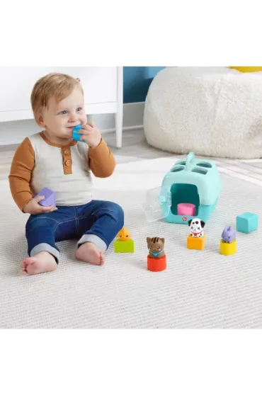 Fisher-Price. Pets Sorter Transporter z klockami Mattel