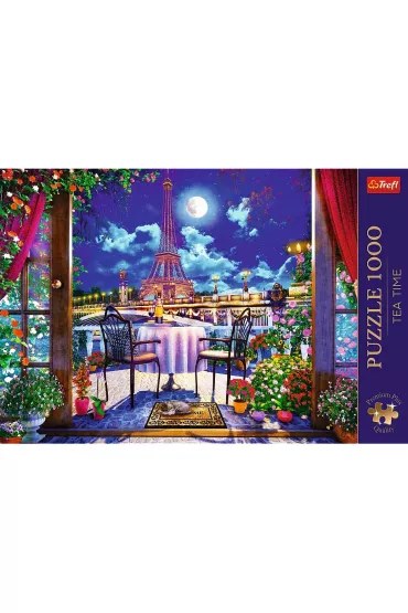 Puzzle 1000 el. Pary� w blasku ksi�yca Trefl