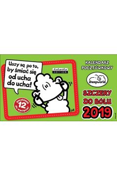 Kalendarz pocztwkowy 2019 Sheepworld Szczery do blu
