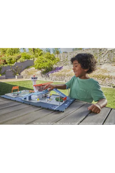 Matchbox Prawdziwe Przygody Lotnisko Zestaw �wiat�a i d�wi�ki HCN34 Mattel