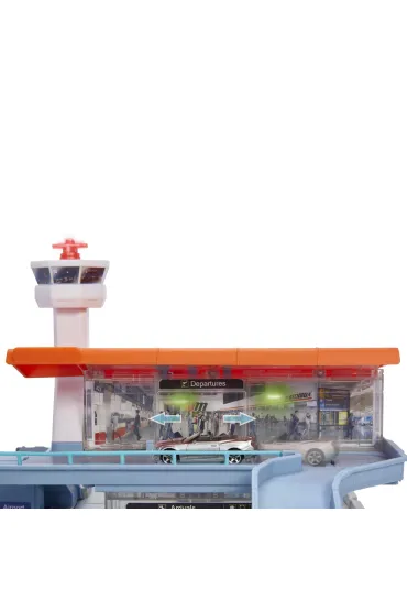 Matchbox Prawdziwe Przygody Lotnisko Zestaw �wiat�a i d�wi�ki HCN34 Mattel