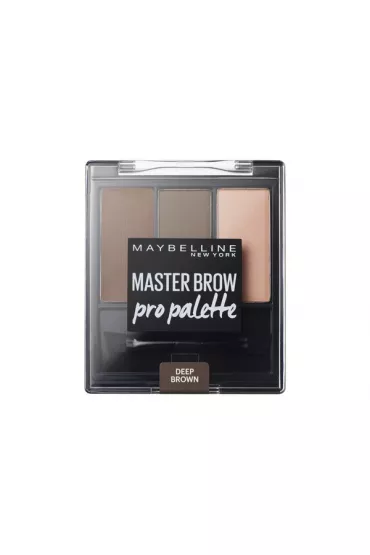 Maybelline Master Brow Pro Palette paleta do brwi Deep Brown 3.4 g