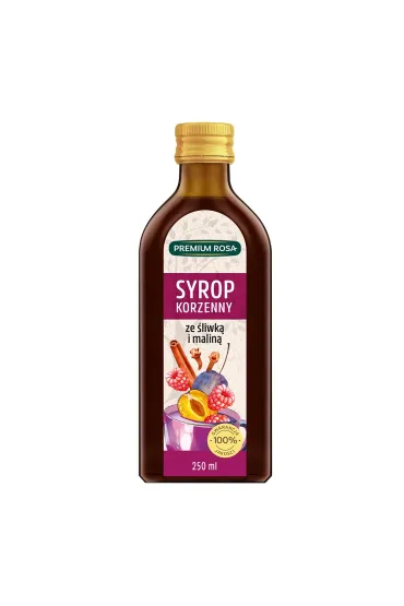 Premium Rosa Syrop korzenny ze �liwk� i malin� 250 ml