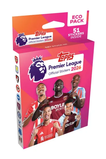 Premier League 2026 Stickers Eco Pack