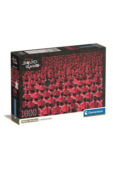 Puzzle 1000 el. Compact Netflix Squid Game Clementoni