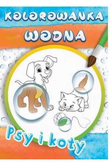 Psy i koty Malowanka wodna