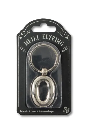 If Silver Letter Keyring - brelok do kluczy litera O