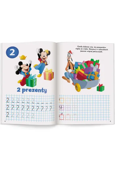 Disney uczy Miki �wiczenia z naklejkami cyfry UDN-9308