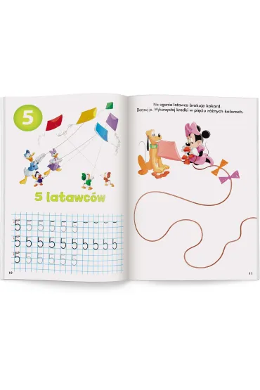 Disney uczy Miki �wiczenia z naklejkami cyfry UDN-9308
