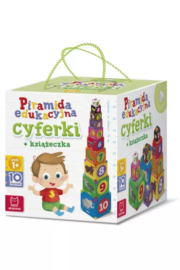 Piramida edukacyjna. Cyferki + ksi��eczka (od 1 roku �ycia)