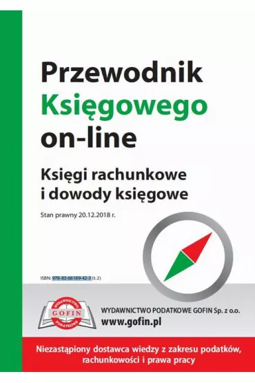 eBook Przewodnik Ksi�gowego on-line - ksi�gi rachunkowe i dowody ksi�gowe pdf epub