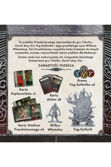 Cthulhu. Death May Die. Yog-Sothoth Portal Games - Rob Daviau, Eric M. Lang