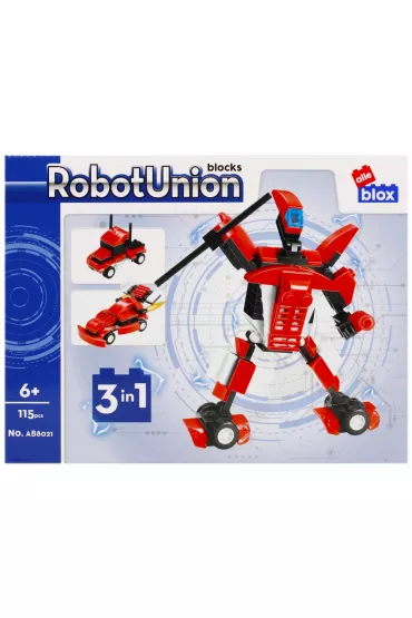 Klocki konstrukcyjne Robot 115 element�w ALLEBLOX