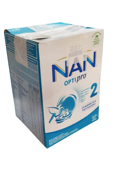 Nestle Nan Optipro 2 Mleko nast�pne dla niemowl�t po 6 miesi�cu (uszkodzone opakowanie) 650 g