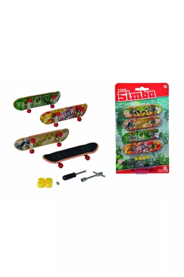 Zestaw mini deskorolek 4 szt Dickie Toys