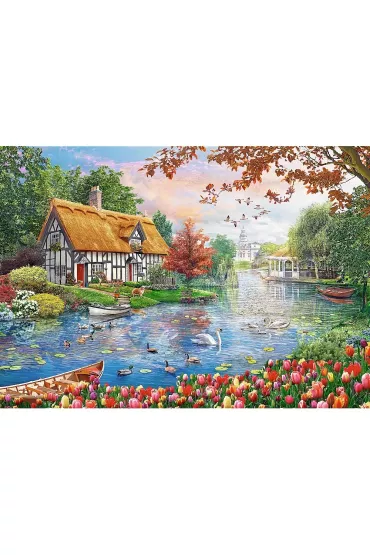 Puzzle 500 el. Cicha przysta� Trefl