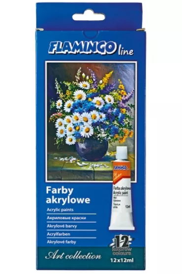 Hasta Farby akrylowe w tubie 12x12ml