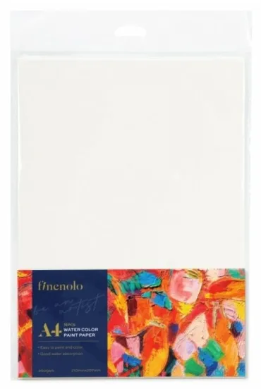 Deli Papier akwarelowy A4 bia�y 16 szt.