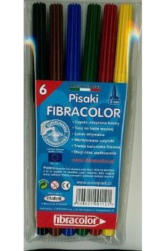 Fibracolor Pisaki w etui 6 kolorw