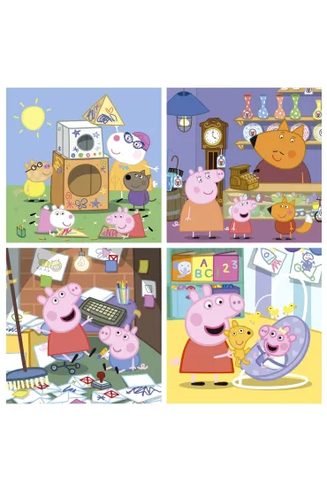 Puzzle 4w1 �winka Peppa 113786 Educa