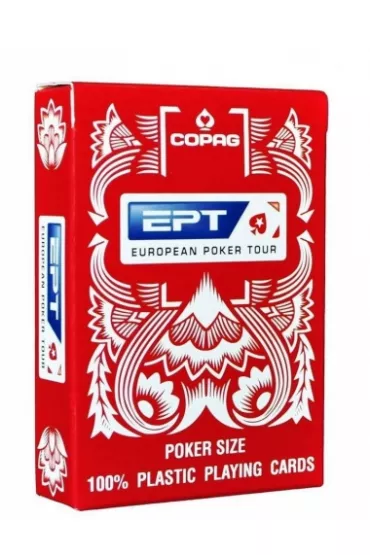 European Poker Tour czerwony Cartamundi