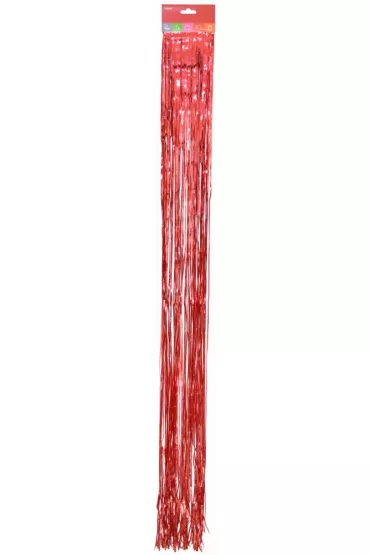 Arpex Ozdoba choinkowa Lameta czerwona 100cm