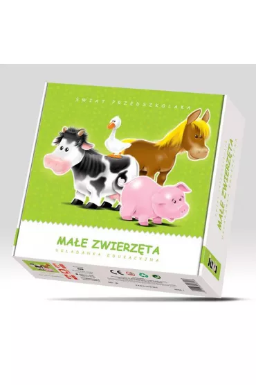 Puzzle Uk�adanka edukacyjna Ma�e zwierz�ta Jawa