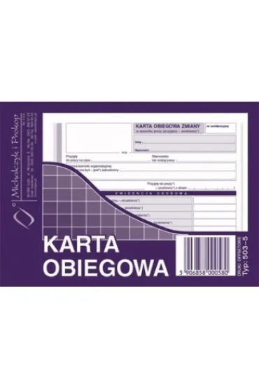 Karta obiegowa 503-5
