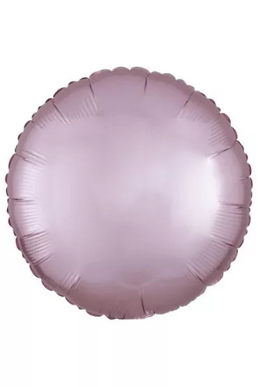 Amscan Balon foliowy Lustre Pastel r�owy okr�g�y 43cm