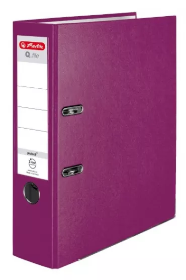 Herlitz Segregator A4 PP Q file jagodowy 8 cm