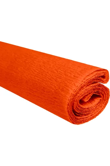 Interdruk Paczka Bibu�a marszczona pomara�czowy ciemny 50x200cm