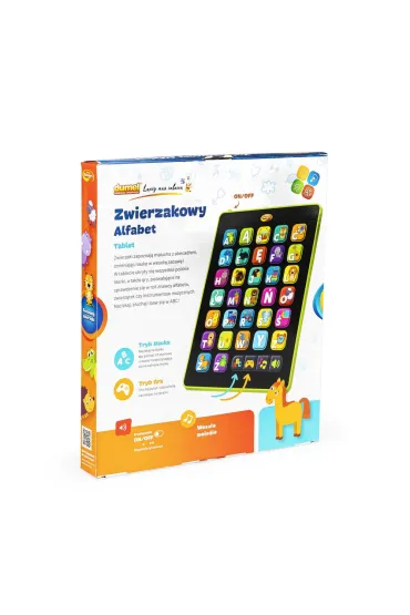 Tablet zwierzakowy alfabet Dumel
