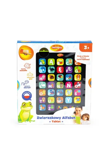 Tablet zwierzakowy alfabet Dumel