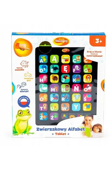 Tablet zwierzakowy alfabet Dumel
