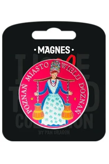 Pan Dragon Magnes I love Poland Pozna� ILP-MAG-A-POZ-02